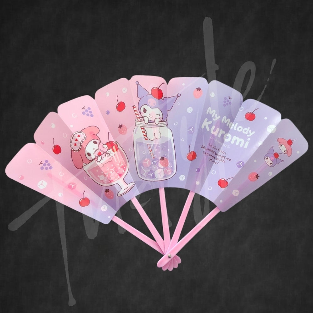 ⭐LTD QTY⭐ Kuromi & My Melody Waterproof Fan